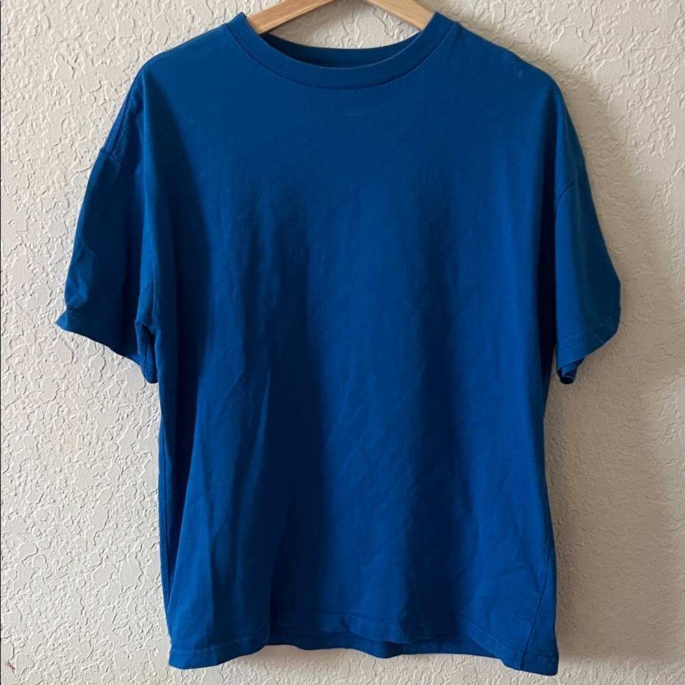 Oversized Blue Men's T-Shirt